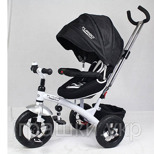 Дитячий триколісний велосипед із ручкою Turbo Trike M 3195-5A 