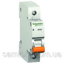 Автоматичний вимикач 63A 1-фазний тип З "Домовик" 11209S Schneider Electric, фото 1