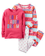 Набор их 2-х хлопковых пижам Люблю сладкие сны Картерс 2Т (88-93 см, 13-14 кг)