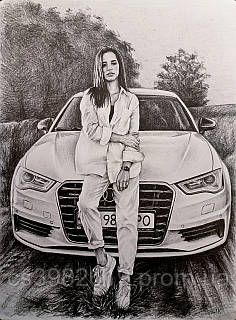 Малюнок по фото олівцем / портрет на замовлення