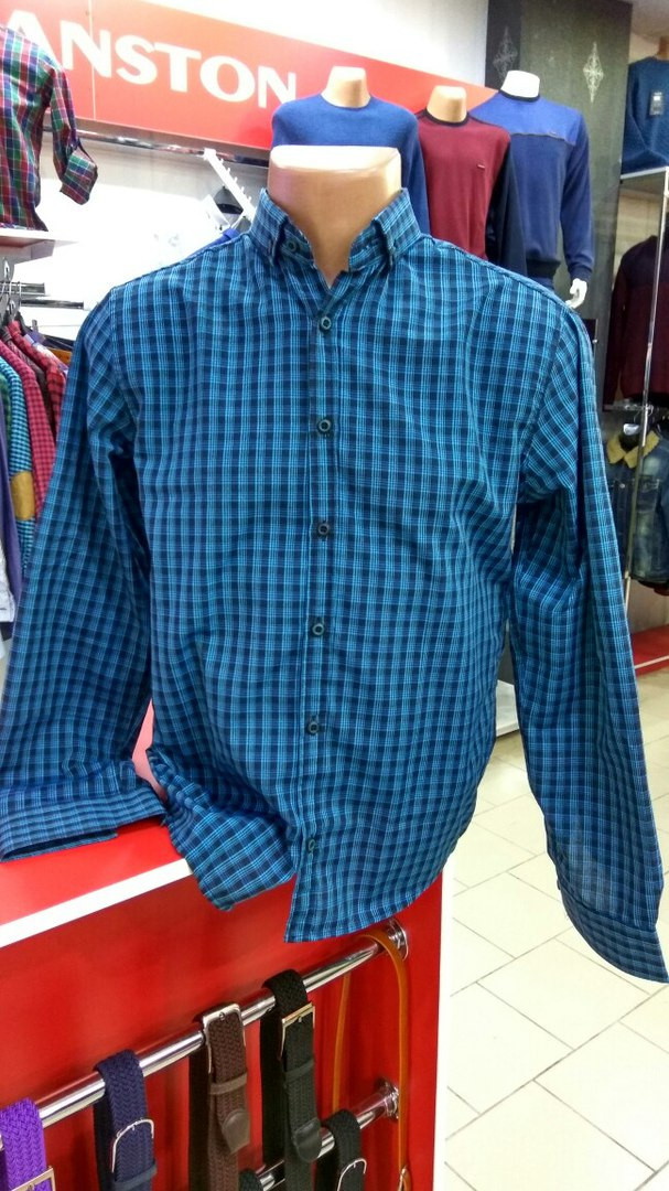 Сорочка молодіжна чоловіча Туреччина (S-XL), фото 1