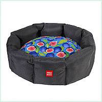 Лежанка для собак WAUDOG Relax, рисунок "Инжир", M, Ш 42 см, Дл 52 см, В 19 см, HB5C877863