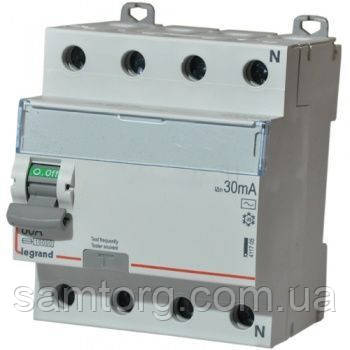 Діфреле (УЗО) 63A 30мА 4 полюси 403010 Legrand TX3