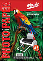 Фотопапір Magic A3 глянсовий 180g (50 л)