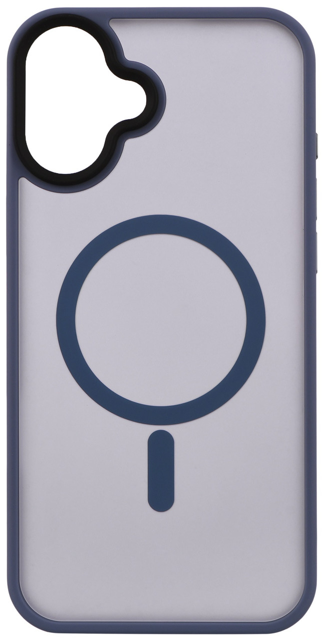 Чехол 2Е Basic для iPhone 16 Plus, Soft Touch MagSafe Cover, синий светлый, фото 1