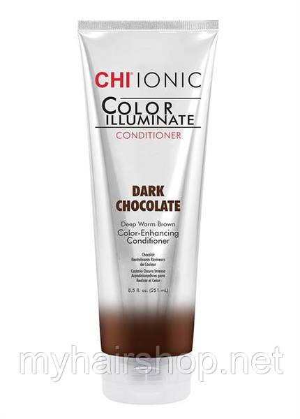 Відтінковий кондиціонер "Темний шоколад" CHI Ionic Color Illuminate Conditioner Dark Chocolate 251 мл