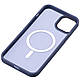 Чехол 2Е Basic для iPhone 15 Plus, Soft Touch MagSafe Cover, синий темный - фото 4 - id-p2958575565