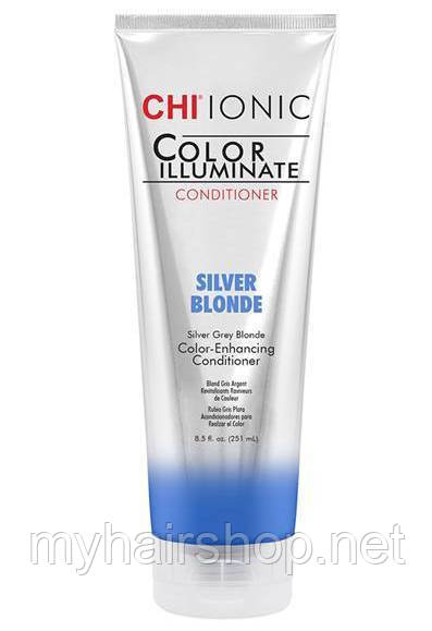 Відтінковий кондиціонер "Сріблястий блондин" CHI Ionic Color Illuminate Conditioner Silver Blonde 251 мл