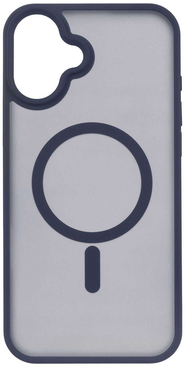 Чохол 2Е Basic для  iPhone 16 Plus, Soft Touch MagSafe Cover, синій темний, фото 1