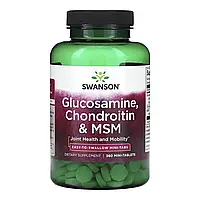Glucosamine, Chondroitin & Msm Mini Tabs - 360 tabs (До 09.26)