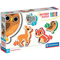 Пазл 4 в 1 Clementoni "Forest Animals", серія "My First Puzzles" 1