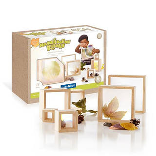 Набор Guidecraft Natural Play Блоки с увеличительными стеклами, 6 шт. (G3018) 1
