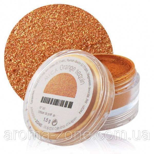 Міка Orange sequin (Жовтогарячий блиск), 1.5 г 