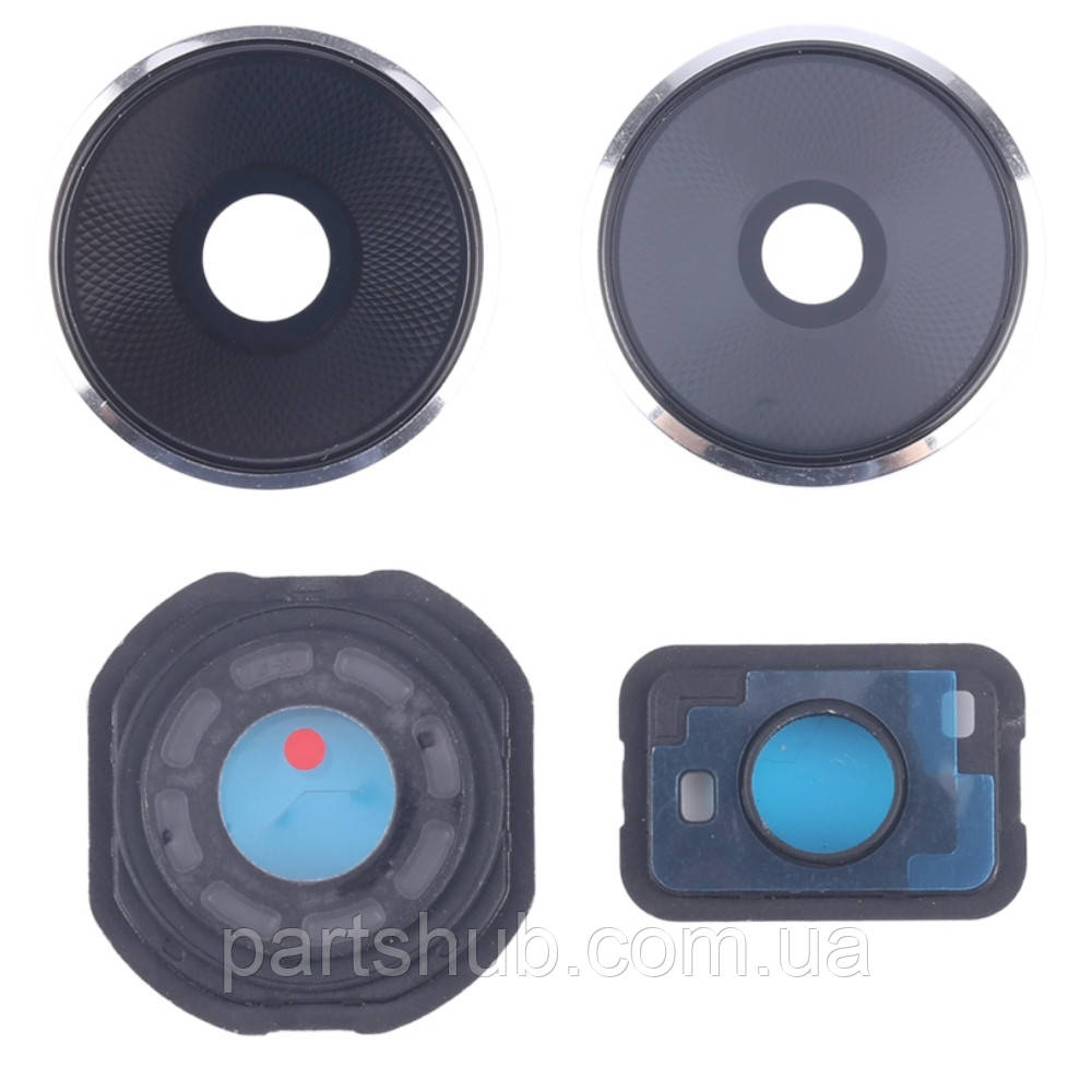 Скло камери Xiaomi Poco F6 (зі сріблястою рамкою), фото 1