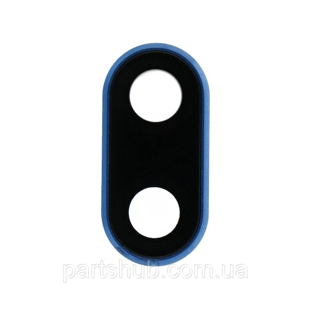 Скло камери Huawei Honor 10 COL-L19 (з синьою рамкою), фото 1