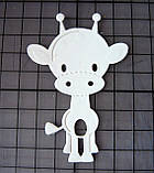 Вирубка з картону. Жираф 55х77 мм, фото 2