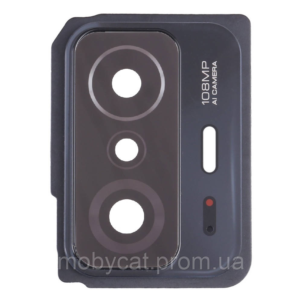 Скло камери Xiaomi 11T, Xiaomi 11T Pro (з сірою рамкою), фото 1