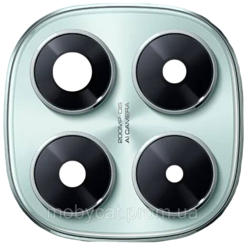 Скло камери Xiaomi Redmi Note 14 Pro 5G (з зеленою рамкою), фото 1