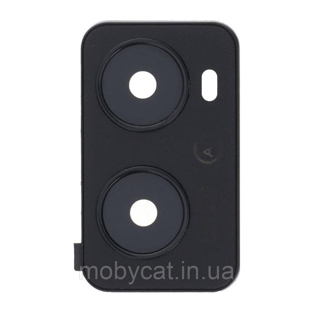 Скло камери Oppo A96 (з чорною рамкою), фото 1