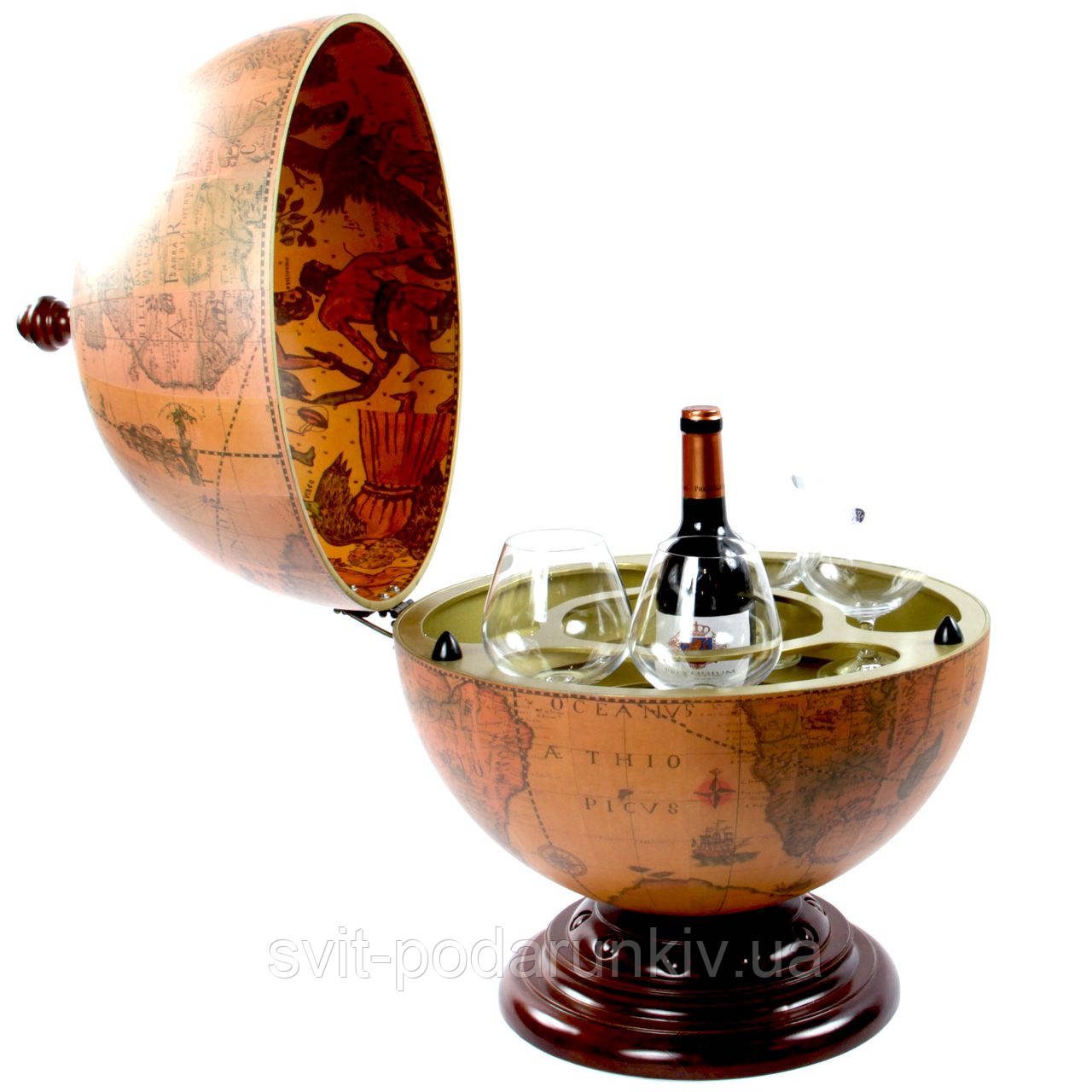 Мінібар глобус настільний GS400I, фото 1
