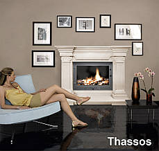 Камінний портал БРАВО Афіни (Bianco carrara)