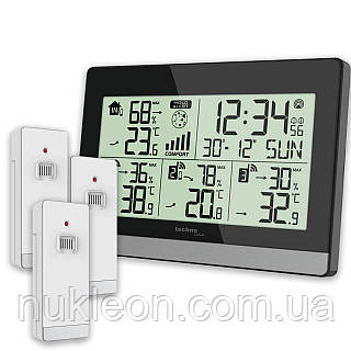 Популярний! Термогігрометр Technoline WS7065 Black/Silver (WS7065) — Найкраща якість тільки на Nukleon.com.ua