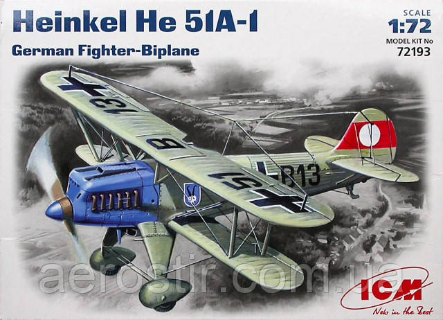 Heinkel He 51A-1 1/72 ICM 72193