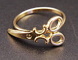 Кільце жіноче срібне Ножиці, фото 7