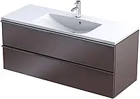 Підвісна тумба Oristo Etna мокка мат 120см OR52-SD2S-120-21