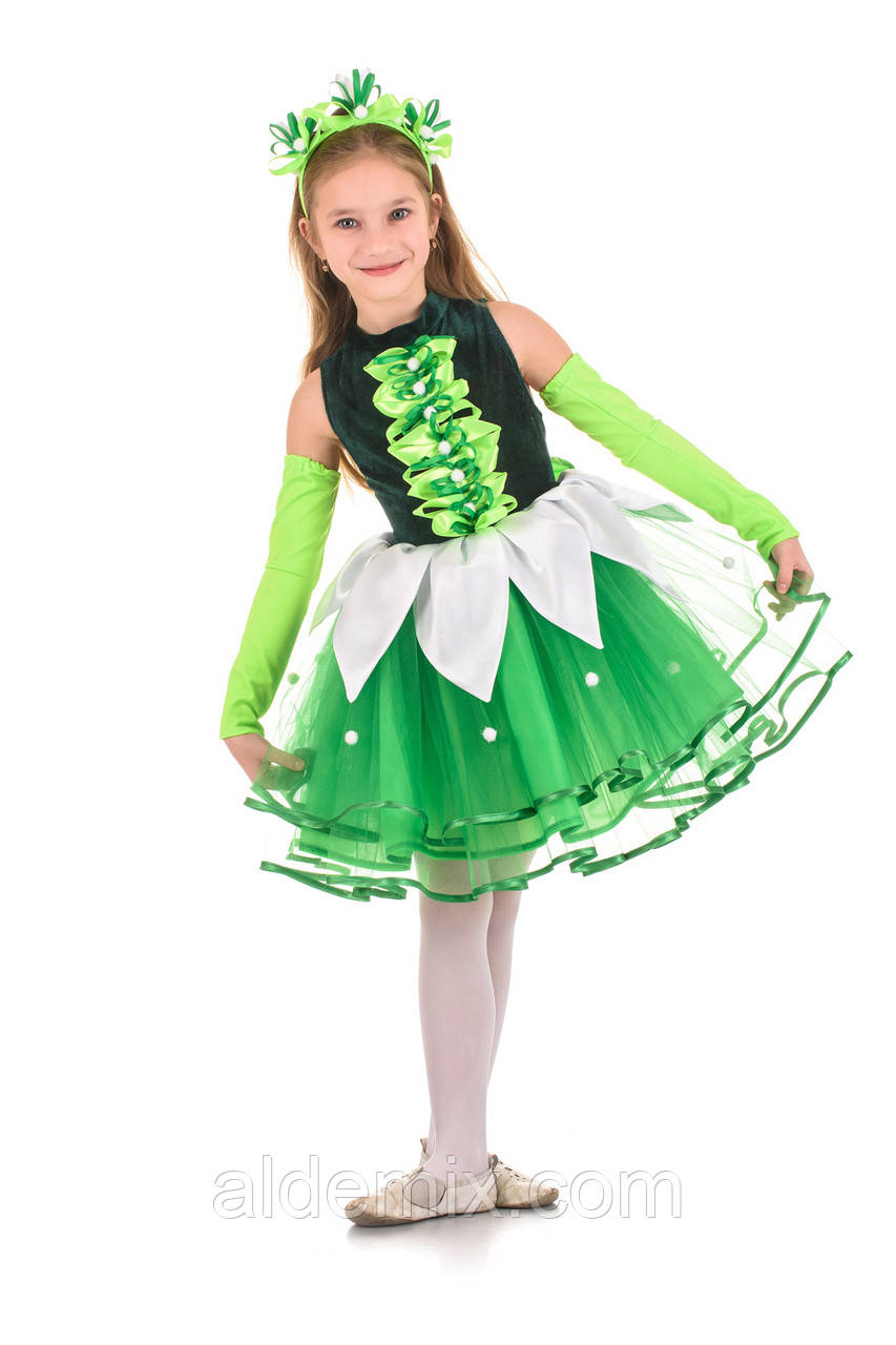 Підсніжник "Ніжка" карнавальний костюм для дівчинки