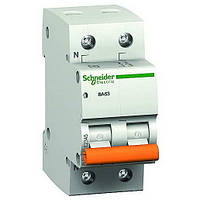 Автоматический выключатель Schneider Electric «Домовой» ВА63 2П+Н 25A C