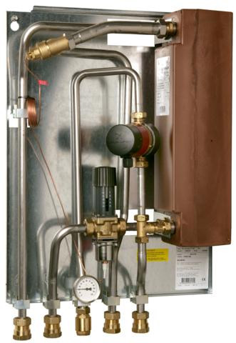 Проточна станція приготування гарячої води Danfoss Termix BV type 8 T-CP with AVTB 20 + AVTB 25 265 кВт