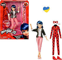 Miraculous Ladybug: Кукла Леди Баг Маринетт 2-в-1 со сменой образов (26 см)