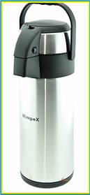 Термос із помпою на 5 л Wimpex, термос помповий