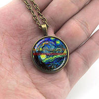 Оригінальний кулон Зіркова ніч Ван Гога