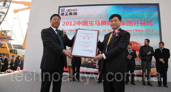 <p>XCMG вышла на первое место в мире по производству мобильных кранов.</p>