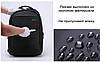 Рюкзак TIGERNU під ноутбуки чорний із червоним логотипом, фото 8