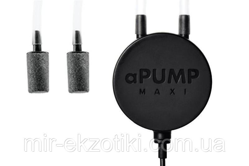 APUMP MAXI двоканальний компресор для акваріумів об'ємом до 200 л