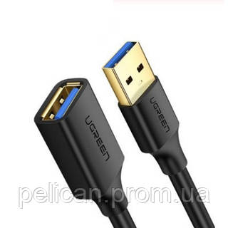 Дата кабель USB 3.0 AM/AF 2.0m US129 Black Ugreen 10373 pelican