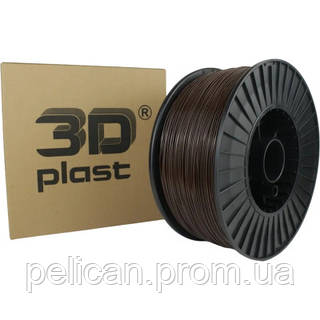 Пластик для 3D-принтера 3Dplast PETG 1.75мм, 3кг, brown 3DPTG1753BROW pelican