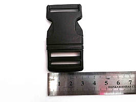 Застібка фастекс, колір чорний, ширина 2.5 см (20шт в набір)