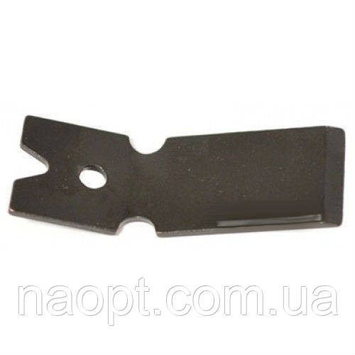 Відсікач ліски мото коси з одним отвором. Ніж волосіні на захист бензокоси, фото 1