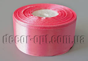 Стрічка атласна відтінок рожевого 4,00 см 36ярд арт.82