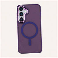 Чехол TPU Space Magnetic Color with Magsafe Samsung Galaxy S24 5G Dark Purple (35379_3345940), 8807A74P4
