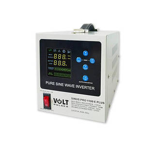 Гібридний ДБЖ / інвертор Volt Polska SINUS PRO 1100 E PLUS 12/230V 700/1100W (3SPM11012M)