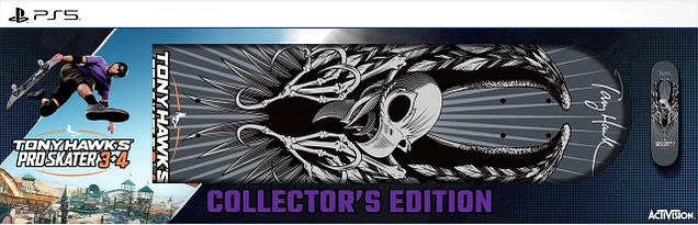 Гра консольна PS5 Tony Hawk Pro Skater 3+4 Collector's Edition, BD диск