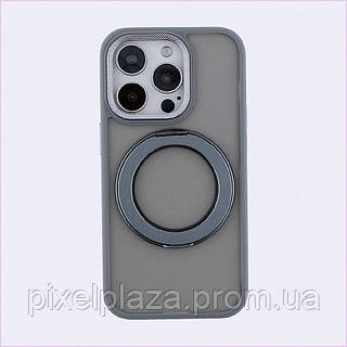 Чохол TPU+PC MagSafe 360 Spin Case Apple iPhone 15 Pro Max Grey (36805_3609242), 88H953M8M4