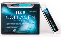 Питний Морський Колаген IUSE Marine Beauty 10000 мг (30 Шотів): Комплекс З Гіалуроновою Кислотою Та Вітамінами || Xboots