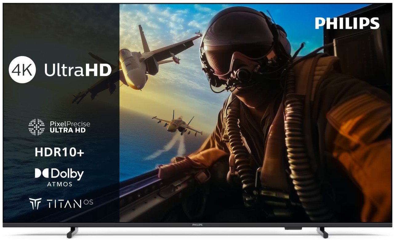 Телевизор 50" Philips LED 4K 60Hz Smart Titan OS Black