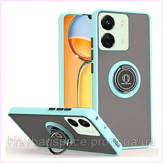 Чехол Totu Ring Series для Xiaomi Redmi 13C (4G / 5G) / Poco C65 Light Blue 29M9106K7